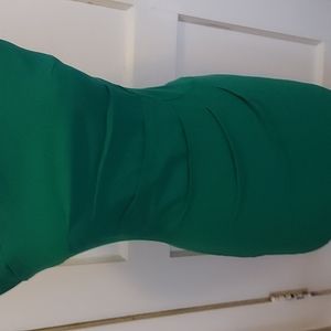 Emerald green cocktail dress